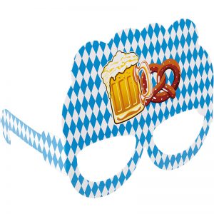 10 stk Pappglasögon med Oktoberfestmotiv - Beer Party -
