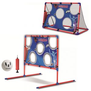 2-in-1 Messi Fotvolley &amp; Target Mål - AMO Toys
