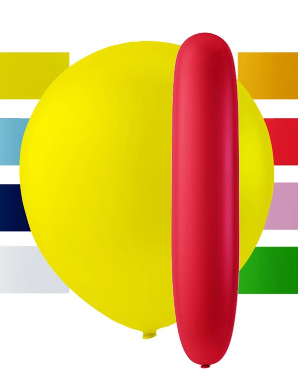 20 Stk Party Ballonger i Blandade Färger -