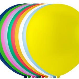 25 stk Små Ballonger i Blandade Färger 18 cm -