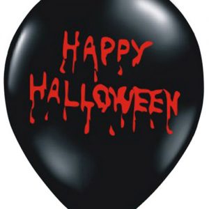 50 stk 30 cm Bloody Happy Halloween Latexballonger -
