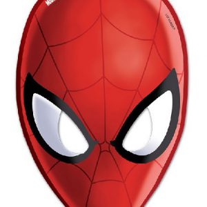 6 stk Pappmasker - Ultimate Spider-Man -