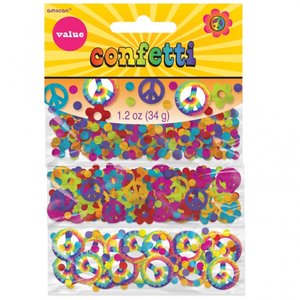60-tals hippie konfetti - 34g -