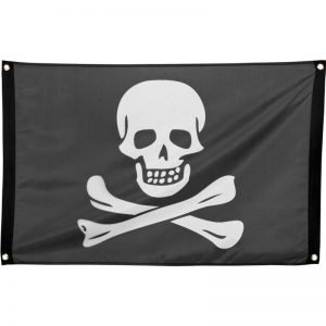60x90 cm Piratflagga - Pirates of the Seven Seas -