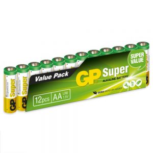 AA-Batterier 12-pack GP Super Alkaline - GPBM