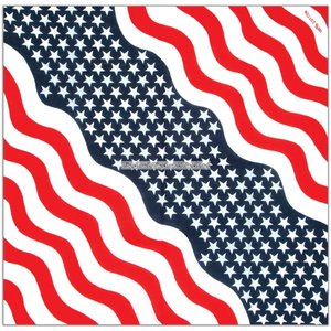 Amerikanska flaggan bandana/scarf -