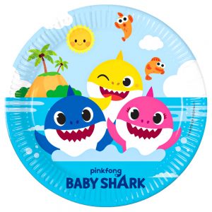 Baby Shark Kalas Papperstallrikar - PROCOS