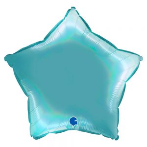Ballong Stjärna Holografisk Platinum Tenerife Sea - INCLUDERA