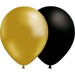 Ballonger Guld/Svart -