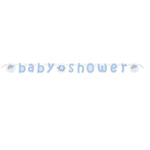 Banderoll - Baby shower blå 2