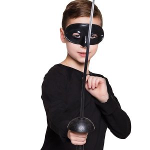 Bandit Set till Barn med Mask och Fäktsvärd 60 cm -
