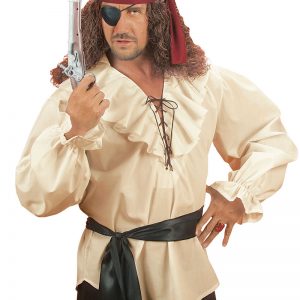 Beige Pirat/Zorroskjorta -
