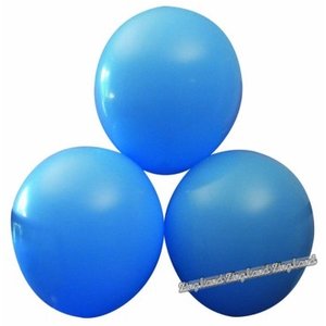 Blå ballonger - 25 st -
