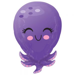 Bläckfisk Folieballong - AMSCAN