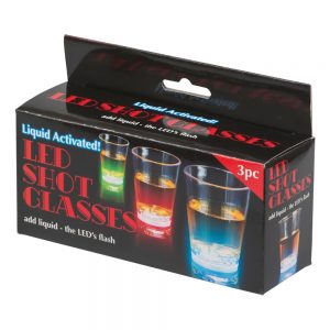 Blinkande Shotglas - 3-pack - Hisab/Joker Company AB
