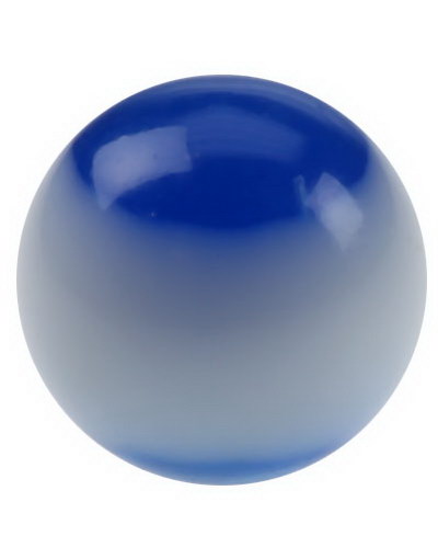 Blue and White - 5 mm Akrylkula till 1