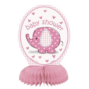 Bordsdekorationer - Baby shower rosa 4 st -
