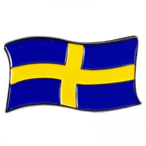 Brosch Svenska Flaggan -