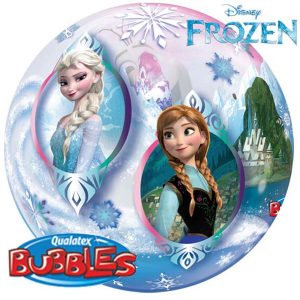 Bubble Balloon med bild av Elsa och Anna - Frost - Disney Frozen -