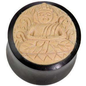 Buddha - Organisk Piercing Plugg -