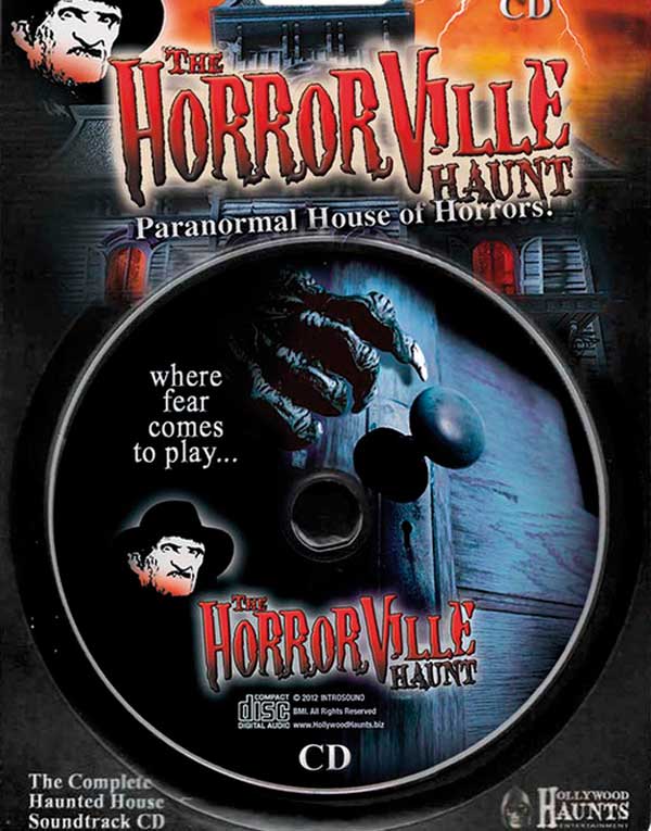 CD med Halloweenmusik/Ljudeffekter - The Horrorville Haunt -