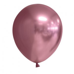 Chrome Miniballonger Rosa 100-pack - GLOBOS