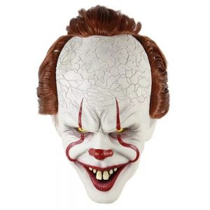 Clown Mask Läskig -