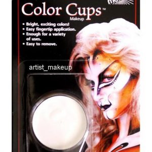 Color Cups 15 g - Clown White Mehron Ansikts- & Kroppssmink -