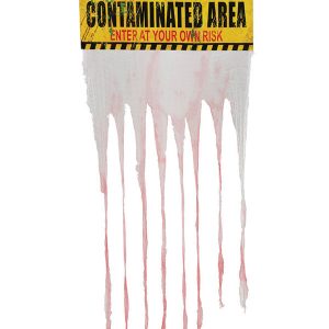 Danger Contaminated Area - Skylt med Nät 135x90 cm -