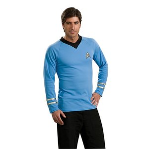 Deluxe klassisk Star Trek tröja blå -