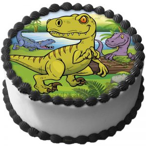 Dinosaurie Tårtbild - DEKORA