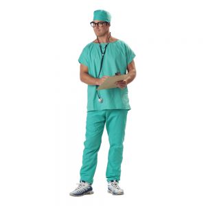 Doktor Scrubs Maskeraddräkt - Small - California Costumes