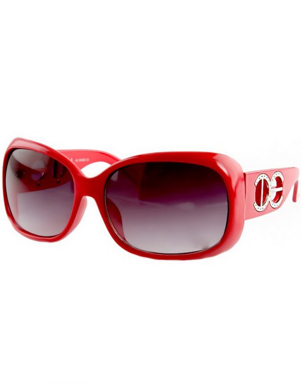 Farrah Style - Röda Solglasögon -