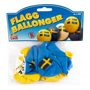 Flaggballonger - 6-pack - Butterick's AB