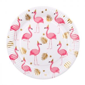 Flamingotallrikar -