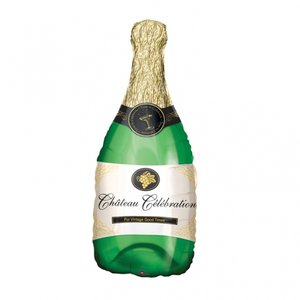 Folieballong - Champagne-flaska -
