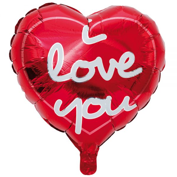 Folieballong I Love You Hjärta -