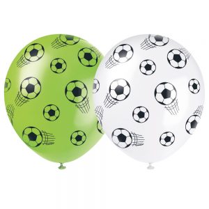 Fotbollsballonger Gröna & Vita - UNIQUE