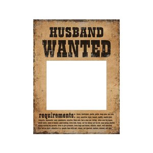 Fotoskyltar - Husband/wife wanted -