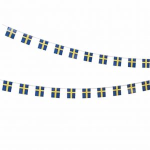 Girlang Sverigeflaggor -