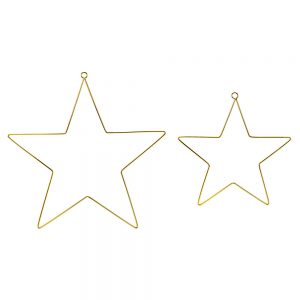 Guld Stjärnor Hängande Dekorationer -