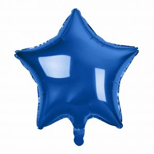 Heliumballong Stjärna mörkblå -