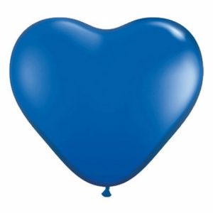 Hjärtballonger Blåa -