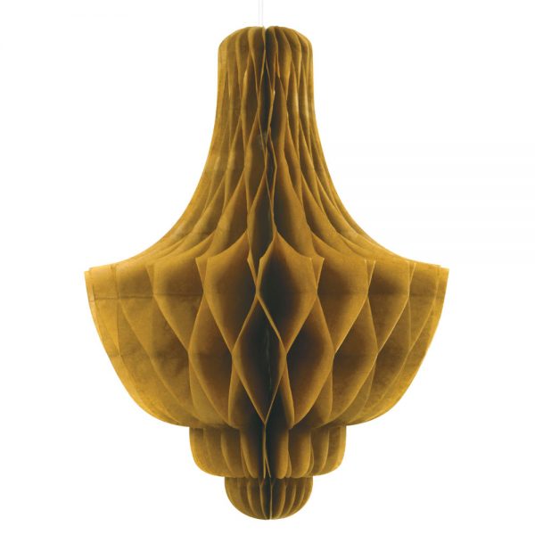 Honeycomb Hängande Dekoration Guld -
