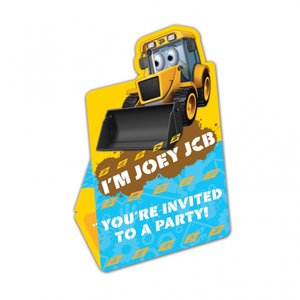 JCB inbjudningskort "I´m Joey" - 8 st -