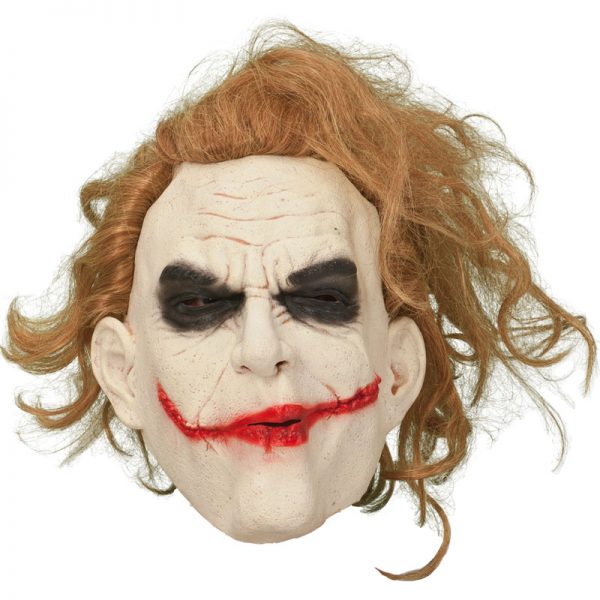 Jokern Mask med Hår -