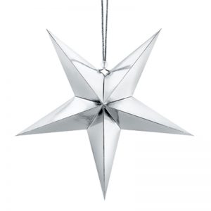 Julstjärna Silver 70 cm -