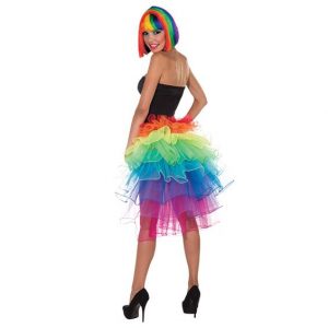 Kjol med Regnbågsfärger -