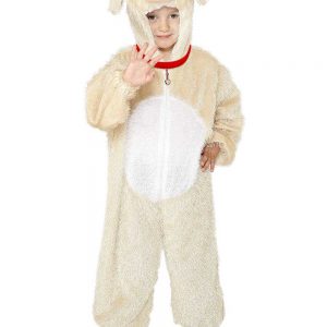 Lamm-kostym till Barn i Plysch -
