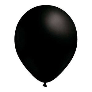 Latexballonger - Metallic Svarta -